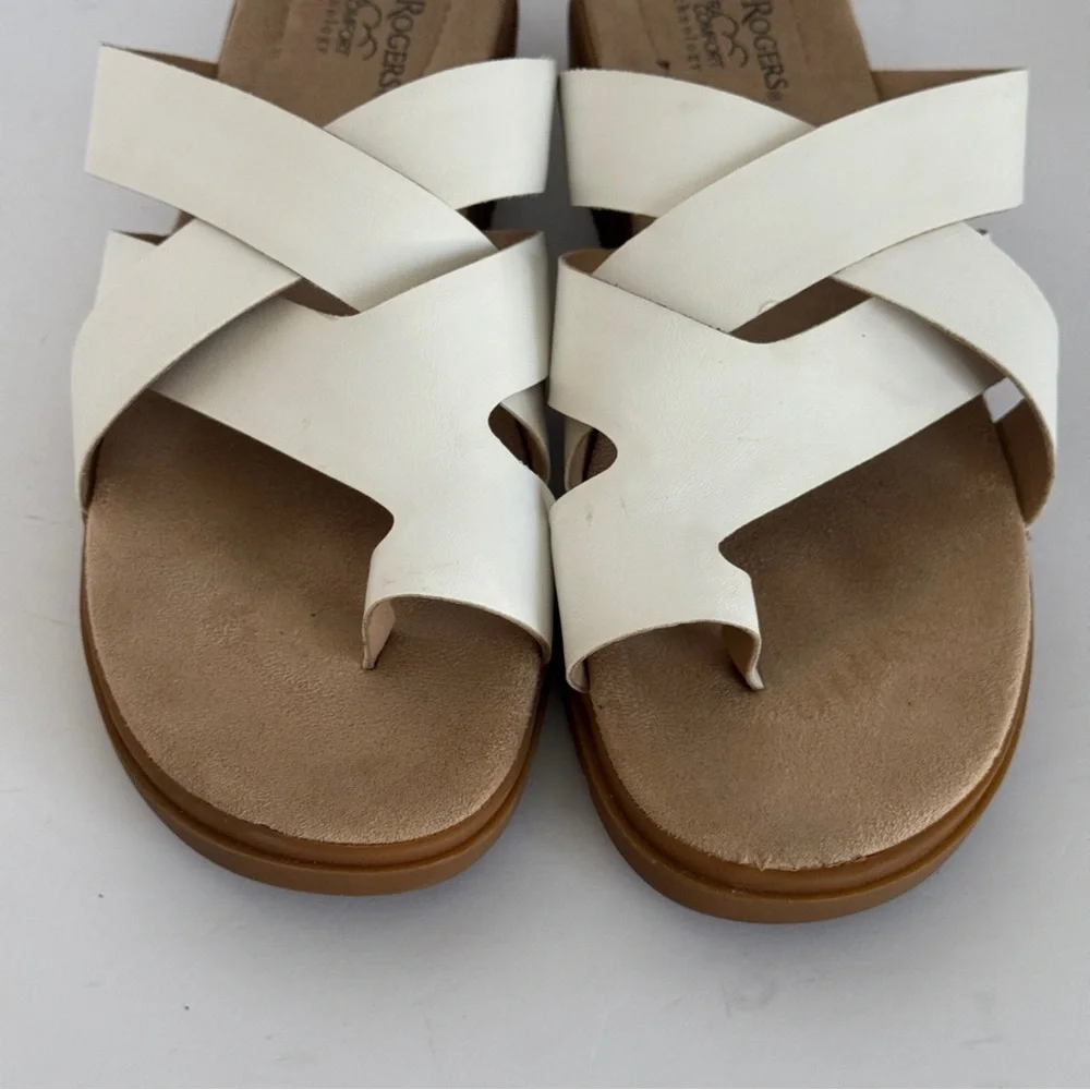 Kim Rogers Ultra Comfort Technology Slide Sandals Size 11M
